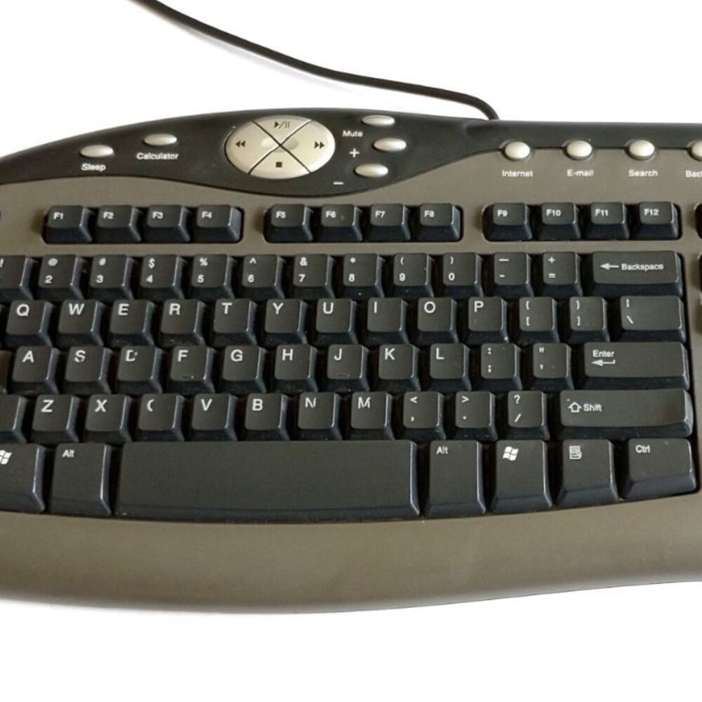 eMachines USB Wired Keyboard Model KU-0108 Vintage USED